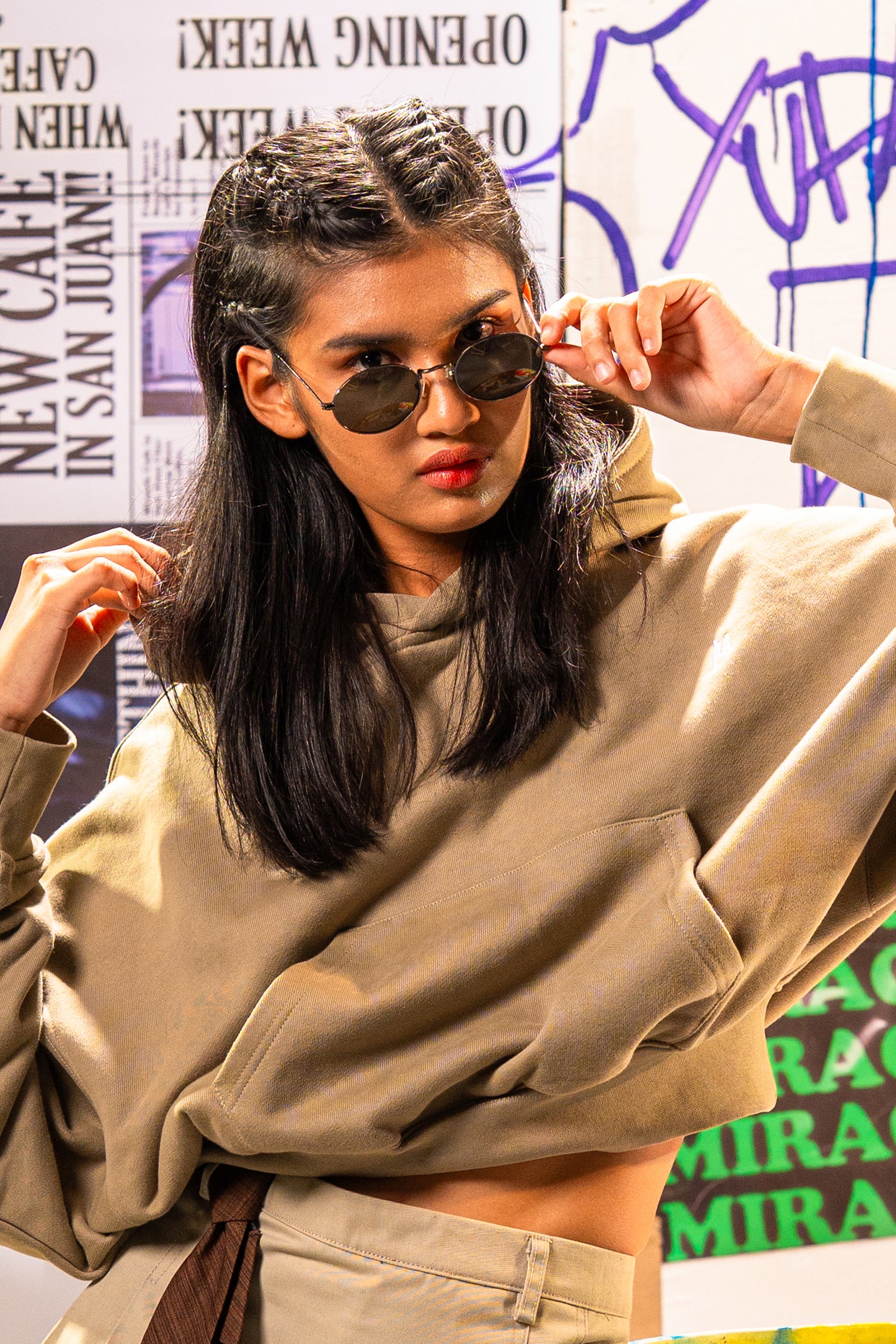 Femme Crop Hoodie
