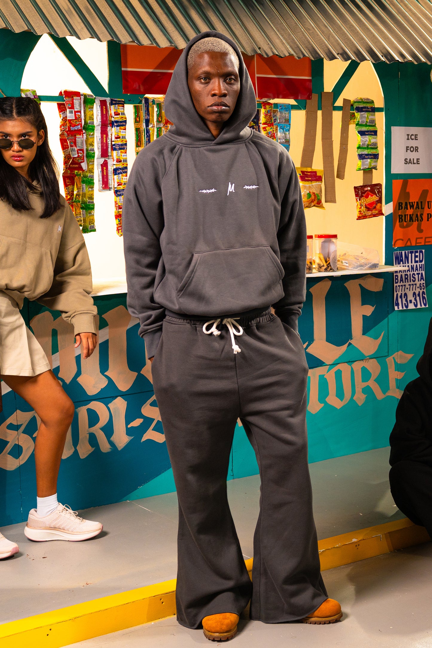 Flared Sweat Pants